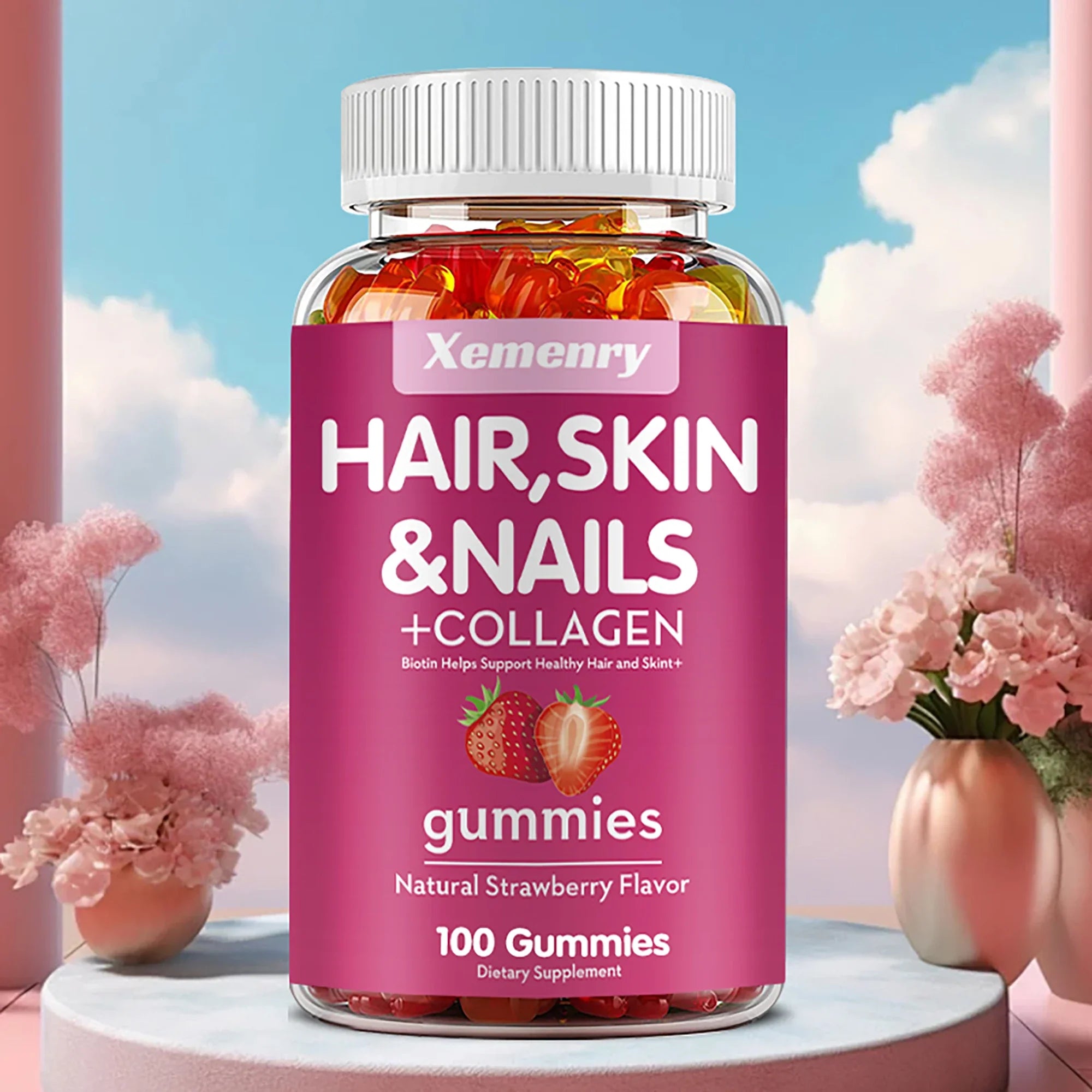 Radiant Glow Biotin Gummies