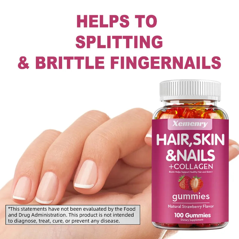 Radiant Glow Biotin Gummies